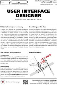 FiGD Berlin – Weiterbildung User Interface Designer (Kurspaket)